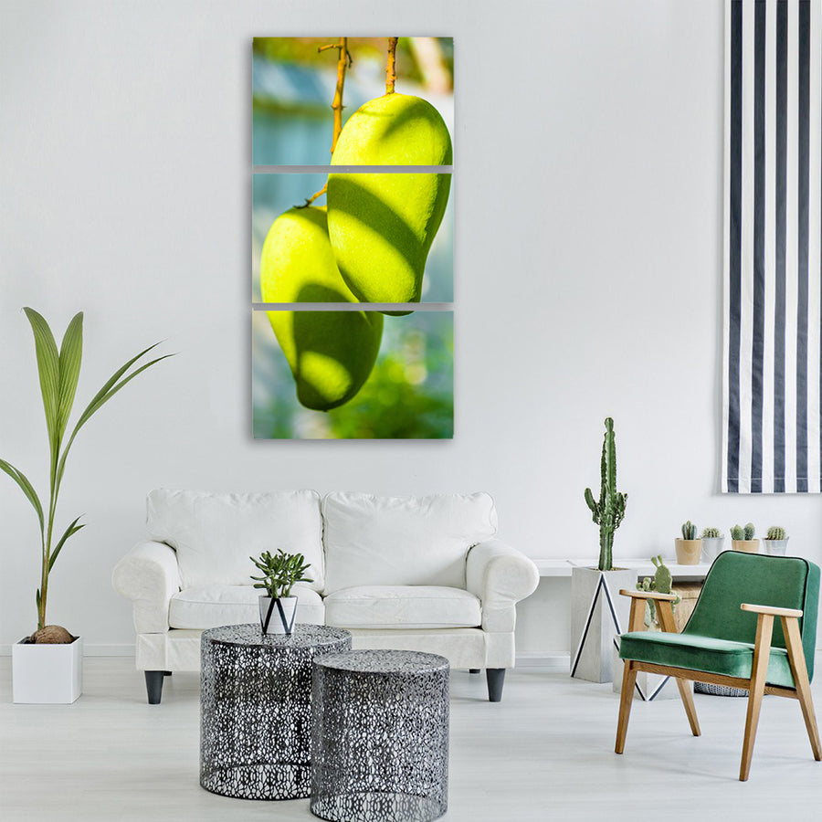 mango mango tree fruits fruit Vertical Canvas Wall Art