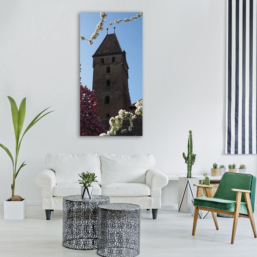 metzgerturm ulm tower city wall Vertical Canvas Wall Art