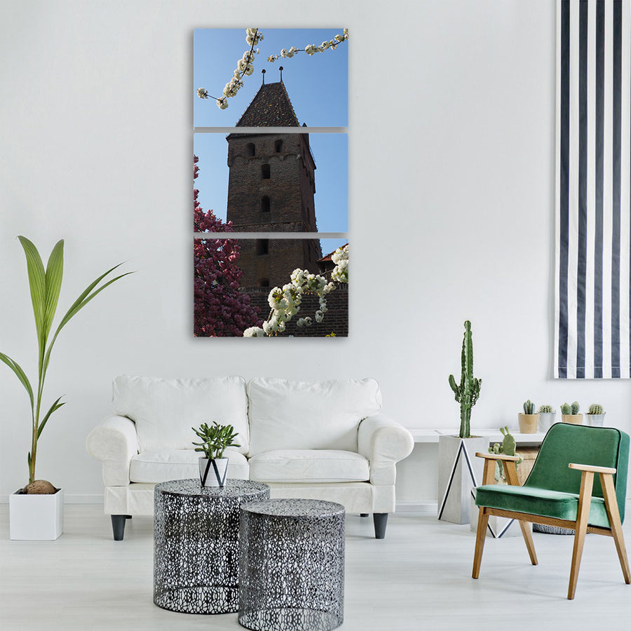 metzgerturm ulm tower city wall Vertical Canvas Wall Art