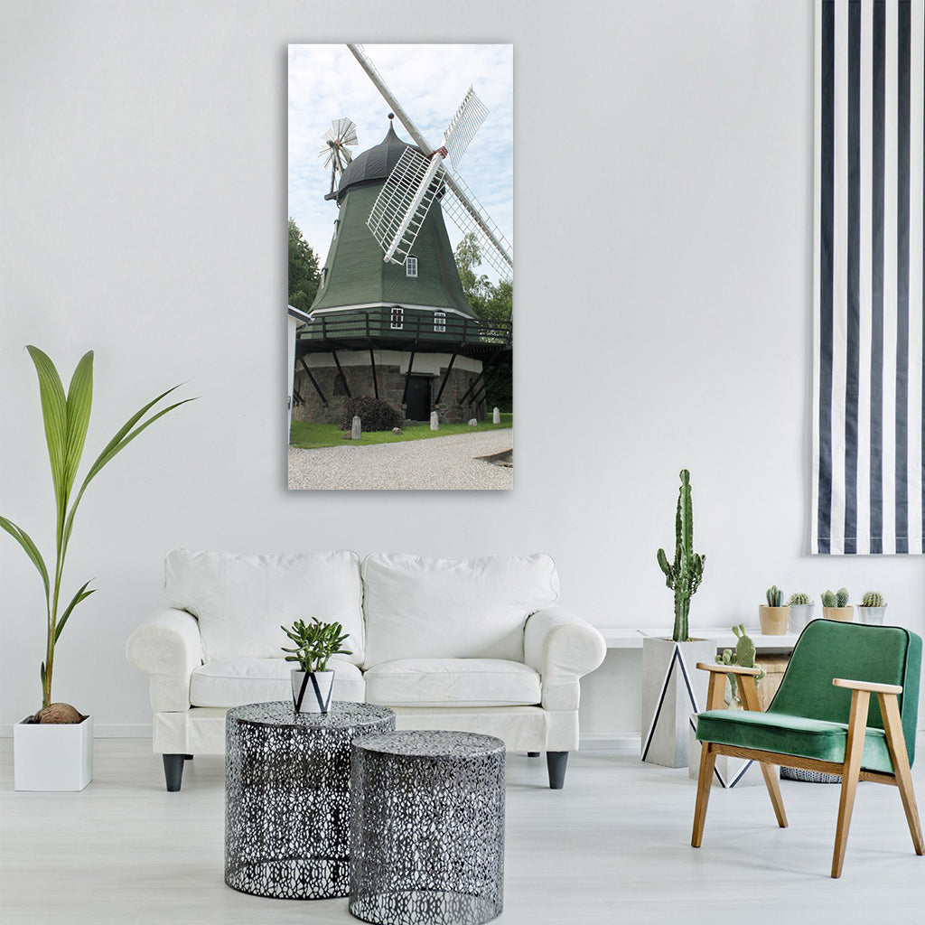 mill fyn denmark summer sydfyn Vertical Canvas Wall Art