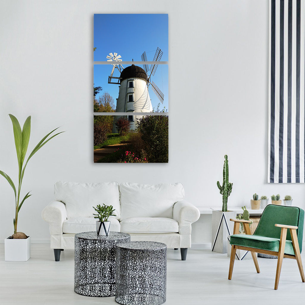 mill nature gifhorn landscape Vertical Canvas Wall Art