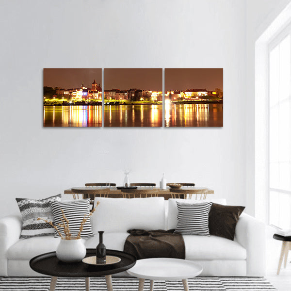 Monolithice Waters Sunset River view Panoramic Canvas Wall Art