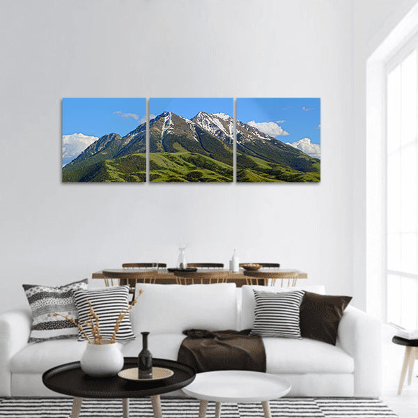 Montana Mountain Sky Landscape Panoramic Canvas Wall Art