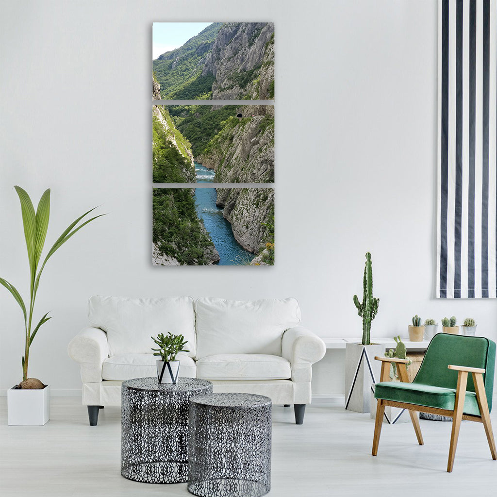 montenegro rock nature mountains Vertical Canvas Wall Art