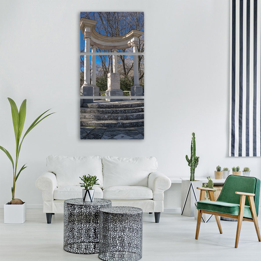 monument madrid park artistic Vertical Canvas Wall Art