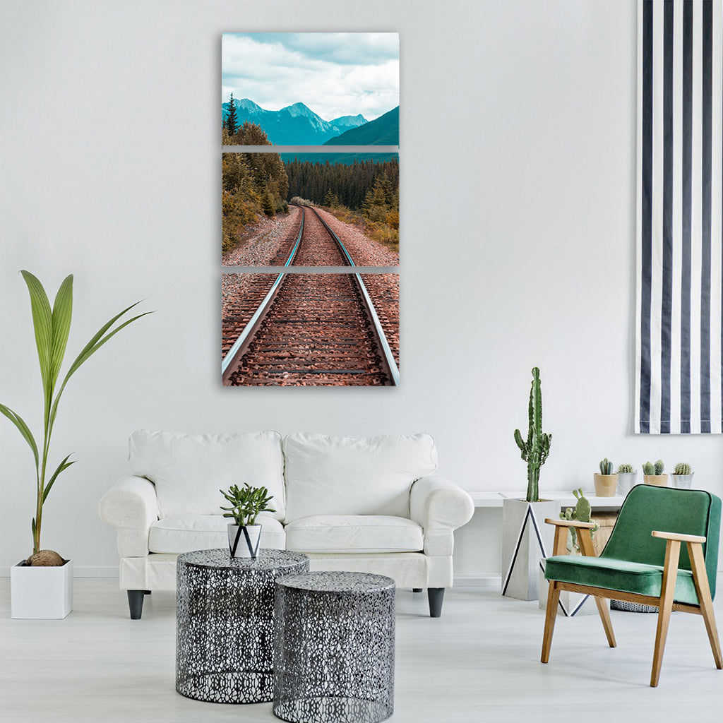 mountain outdoors perspective Vertical Canvas Wall Art