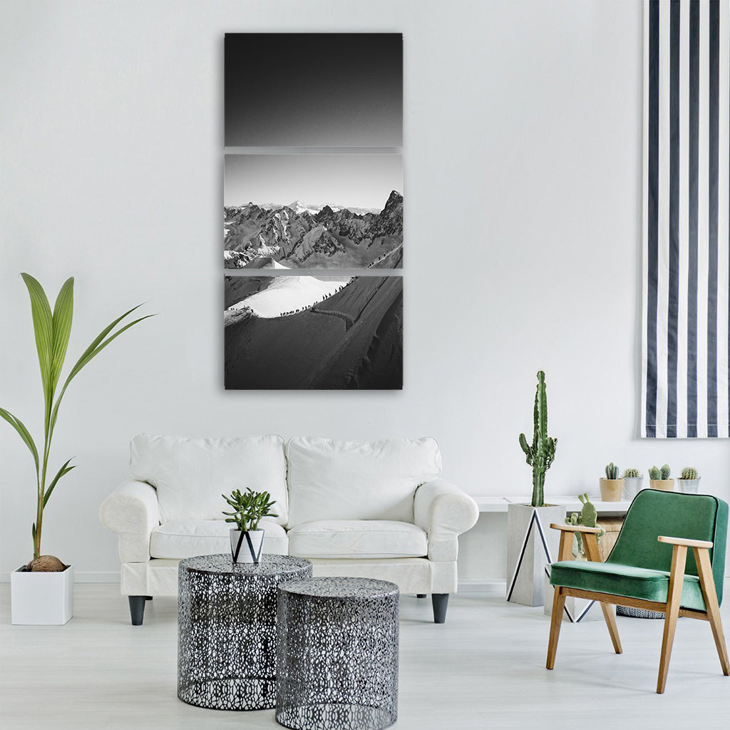 mountain highland cloud sky summit Vertical Canvas Wall Art