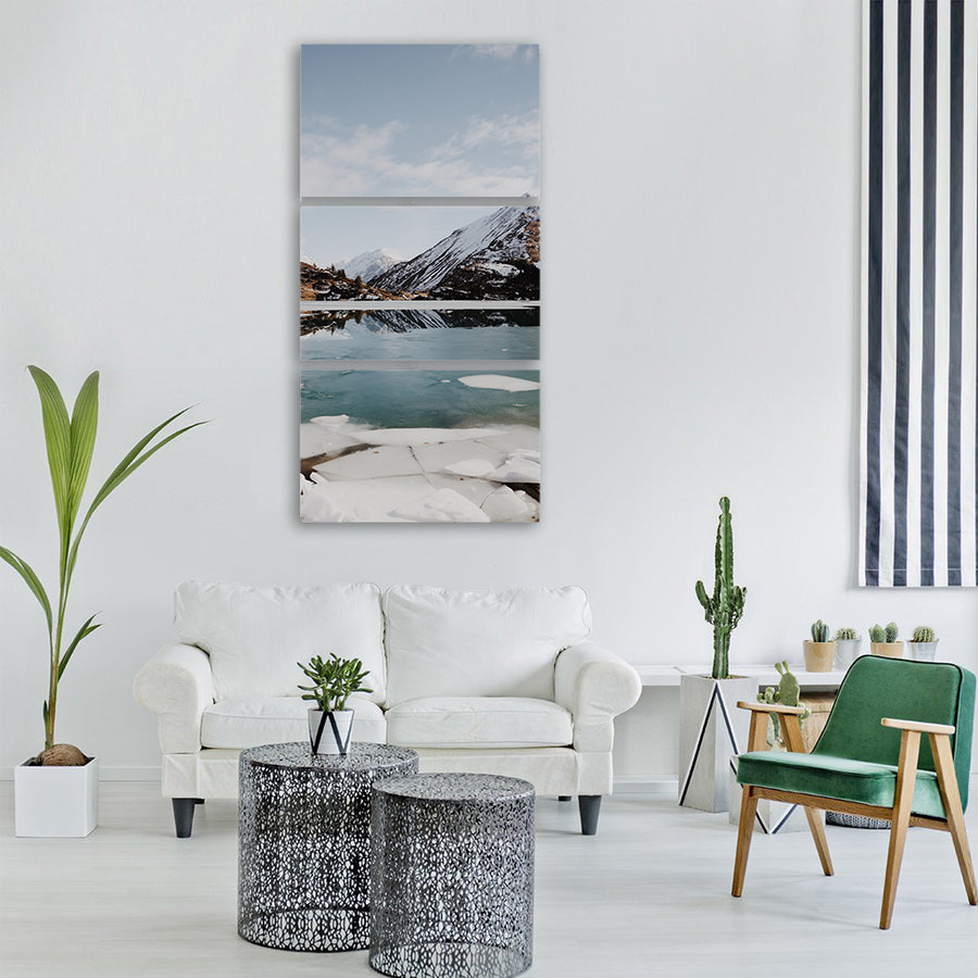 mountain highland cloud sky Vertical Canvas Wall Art