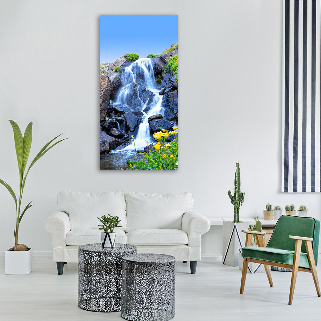 nature landscape kaçkars Vertical Canvas Wall Art