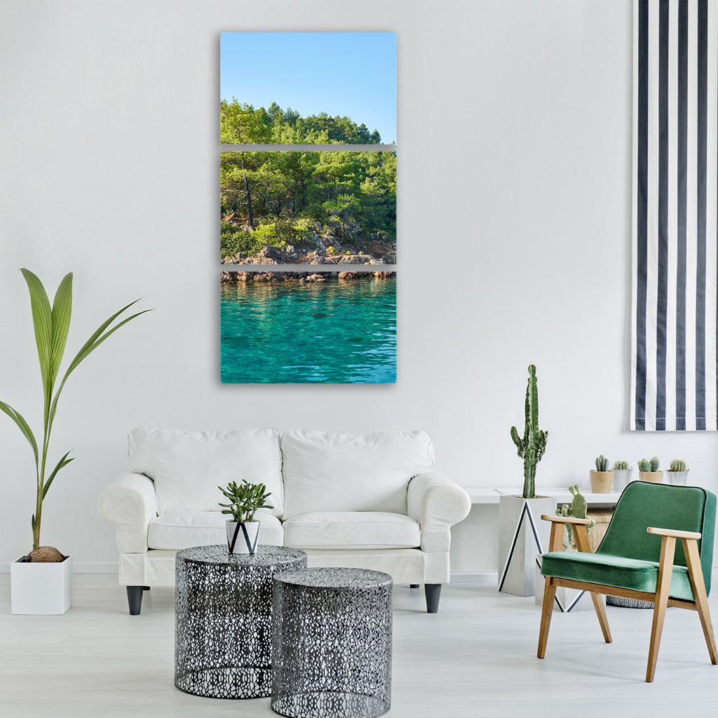 nature marine landscape mountain Vertical Canvas Wall Art