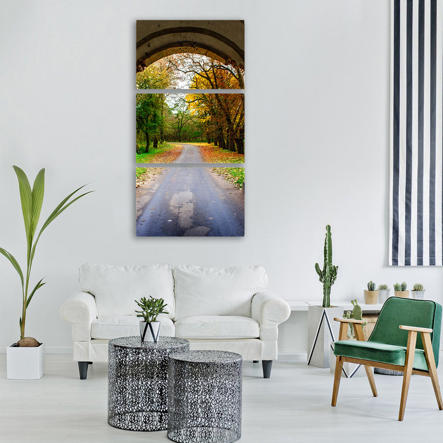 nature autumn landscape forests Vertical Canvas Wall Art