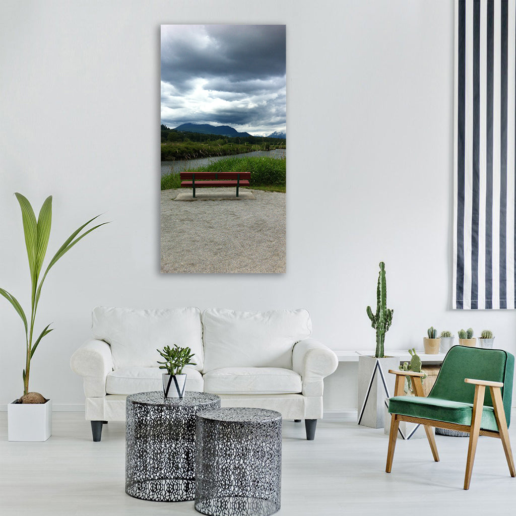 nature sky cloud summer landscape Vertical Canvas Wall Art