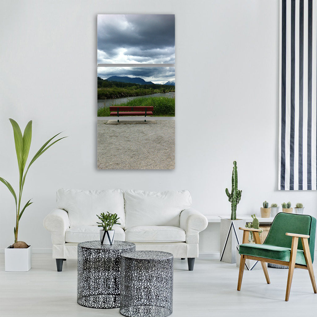nature sky cloud summer landscape Vertical Canvas Wall Art