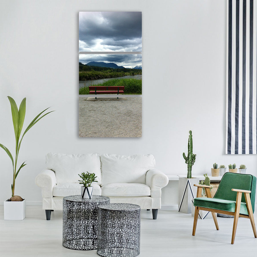 nature sky cloud summer landscape Vertical Canvas Wall Art