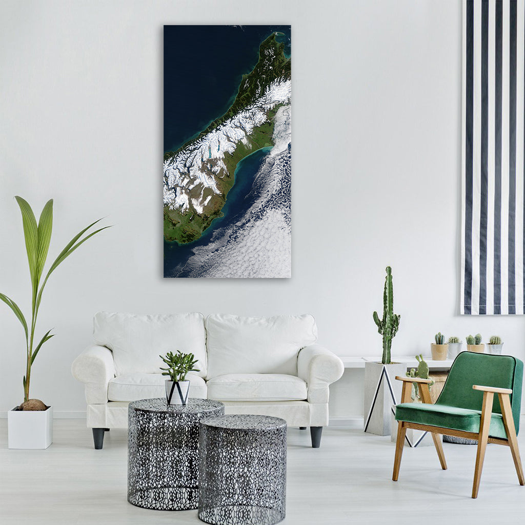 new zealand south island Vertical Canvas Wall Art