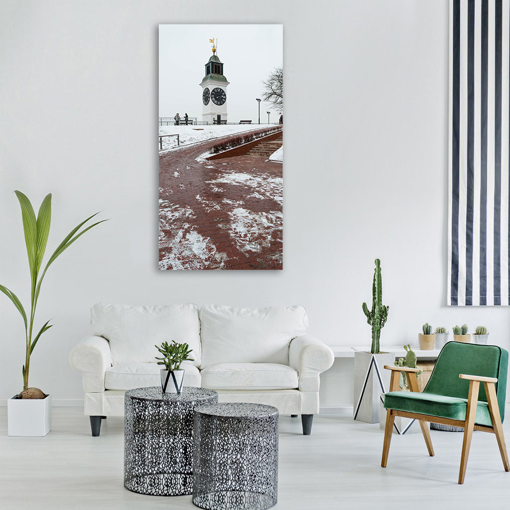 novi sad petrovaradin fortress Vertical Canvas Wall Art