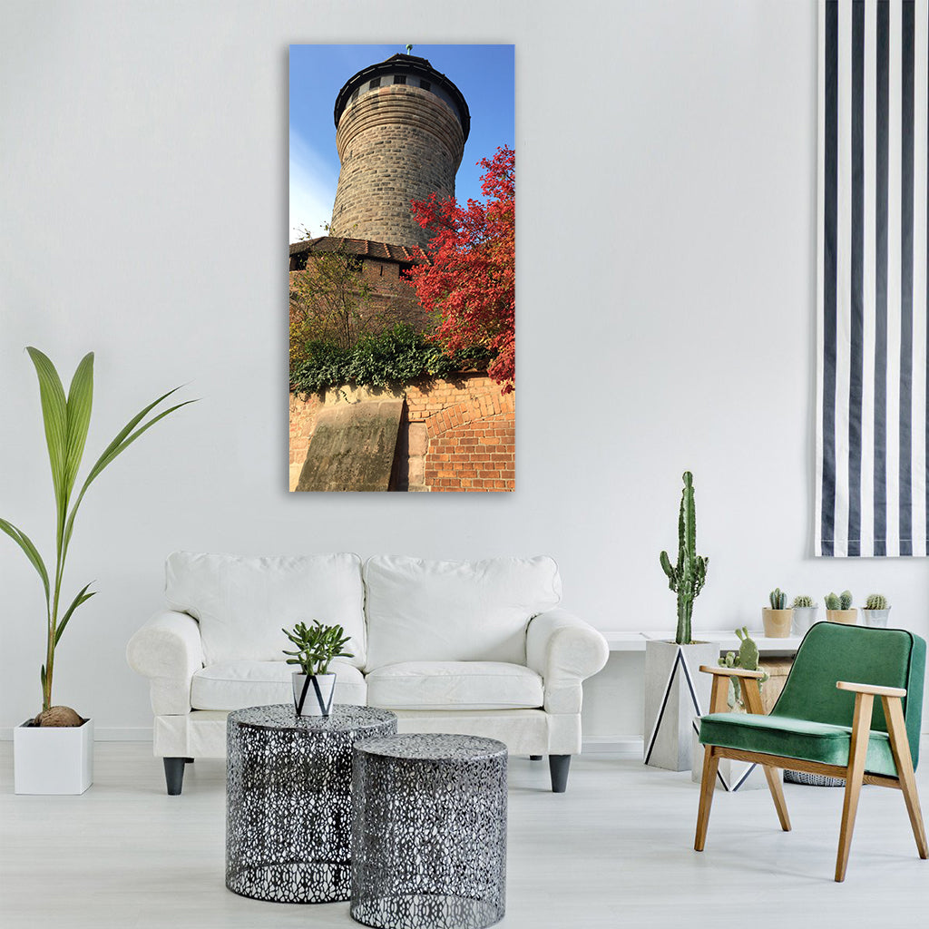 nuremberg swiss francs middle ages Vertical Canvas Wall Art