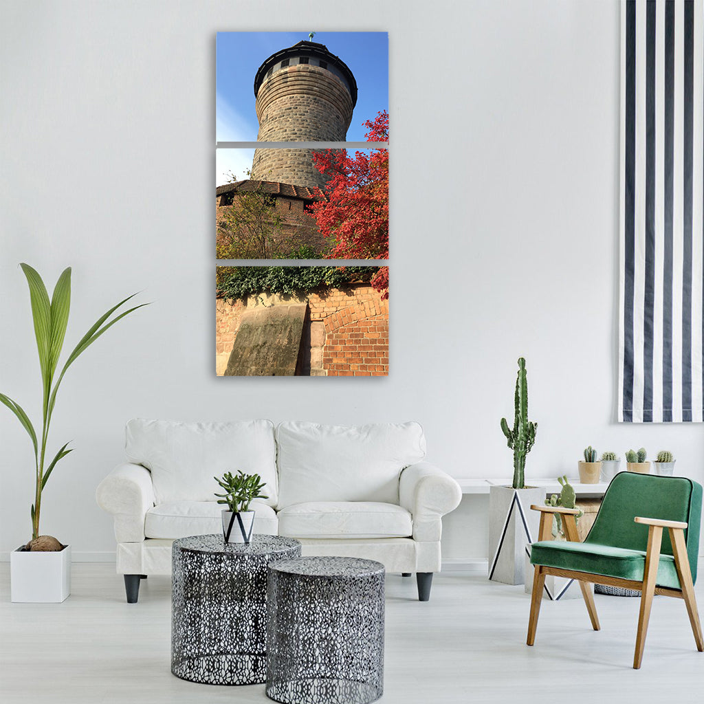 nuremberg swiss francs middle ages Vertical Canvas Wall Art