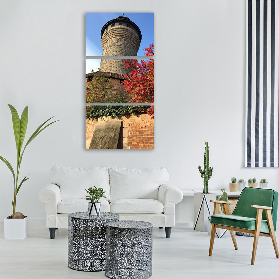 nuremberg swiss francs middle ages Vertical Canvas Wall Art