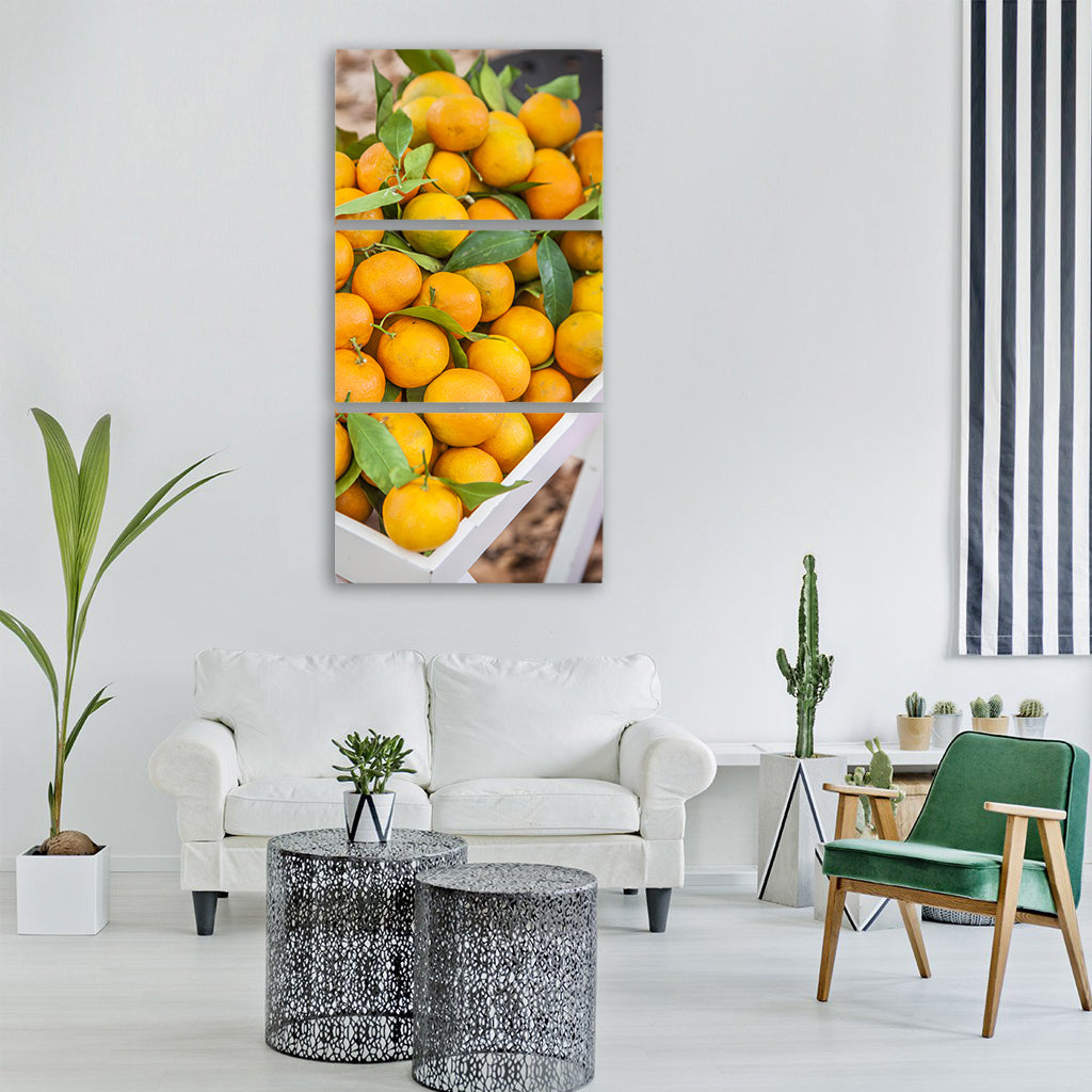 orange fresh juice squeeze Vertical Canvas Wall Art