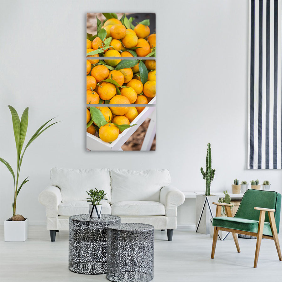 orange fresh juice squeeze Vertical Canvas Wall Art