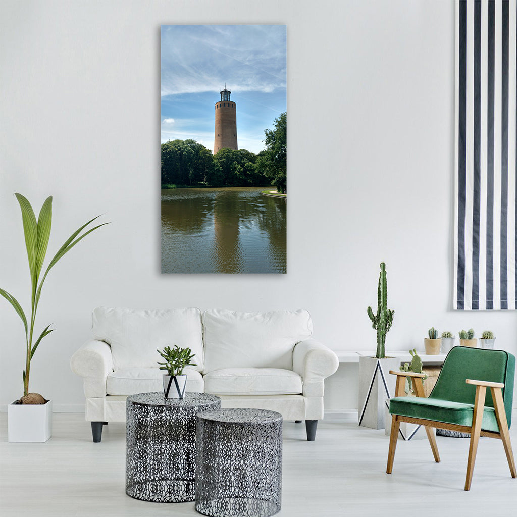 park relax ostend nature outdoor Vertical Canvas Wall Art