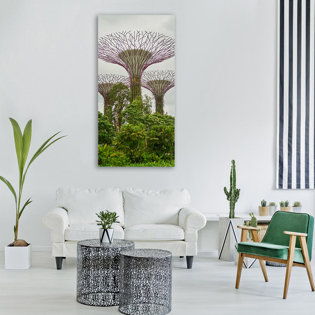 plant singapore park beautiful Vertical Canvas Wall Art