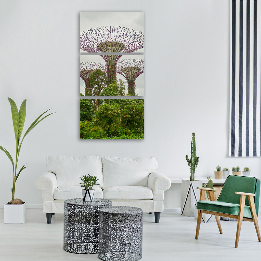 plant singapore park beautiful Vertical Canvas Wall Art
