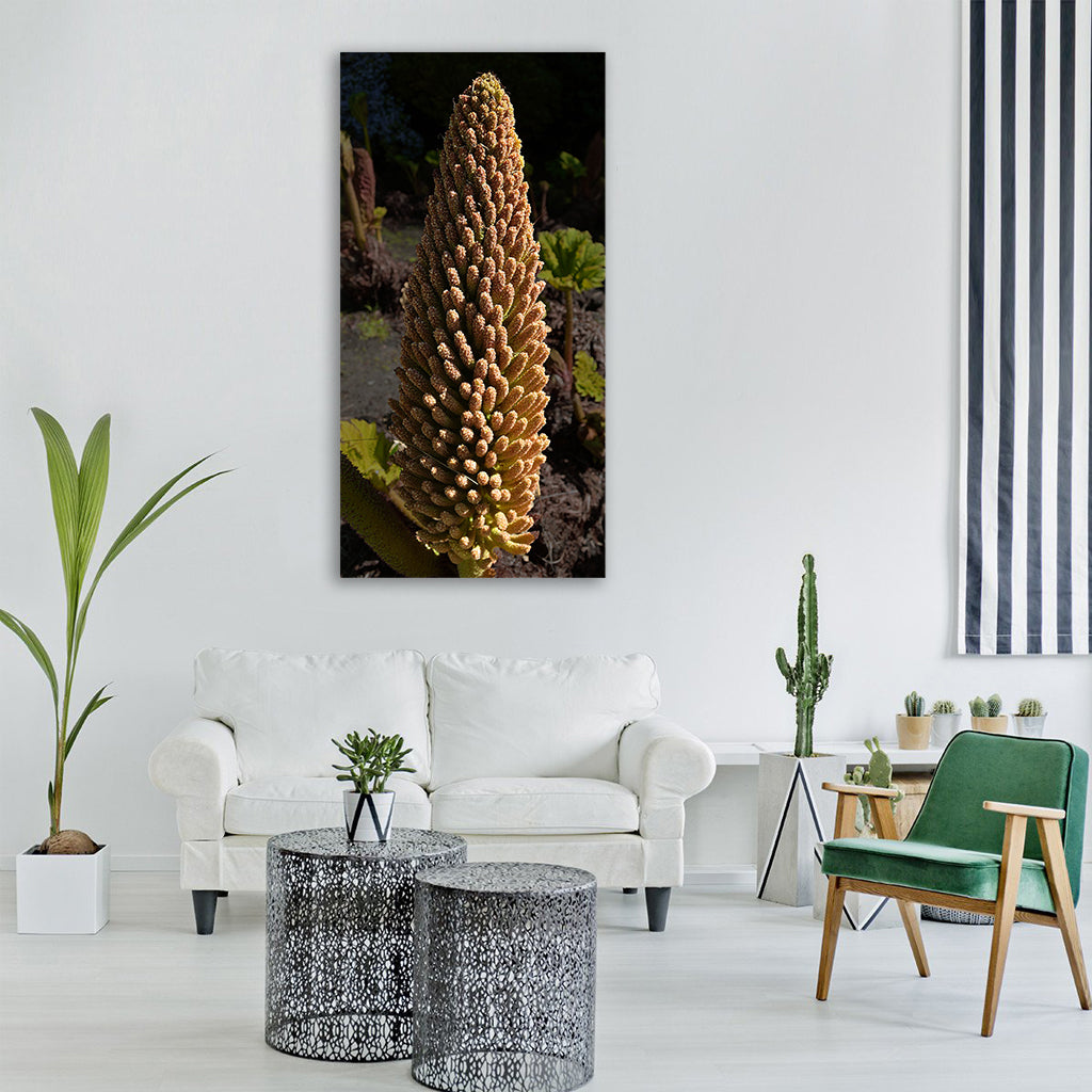 plant macro nature seasons spring Vertical Canvas Wall Art