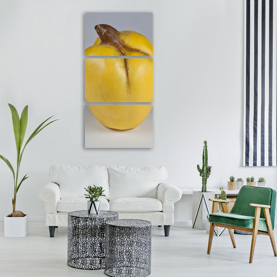 quince yellow fruits pome fruit Vertical Canvas Wall Art