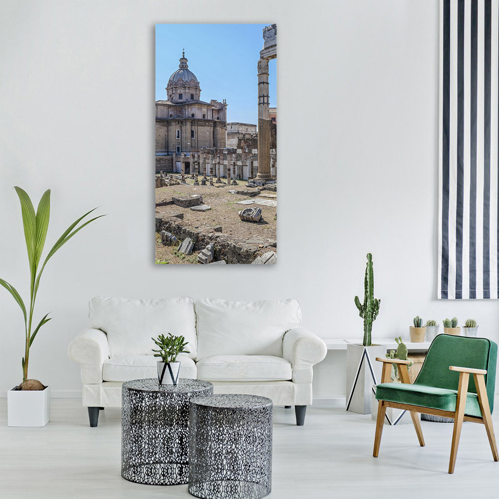rome ancient rome tourism Vertical Canvas Wall Art