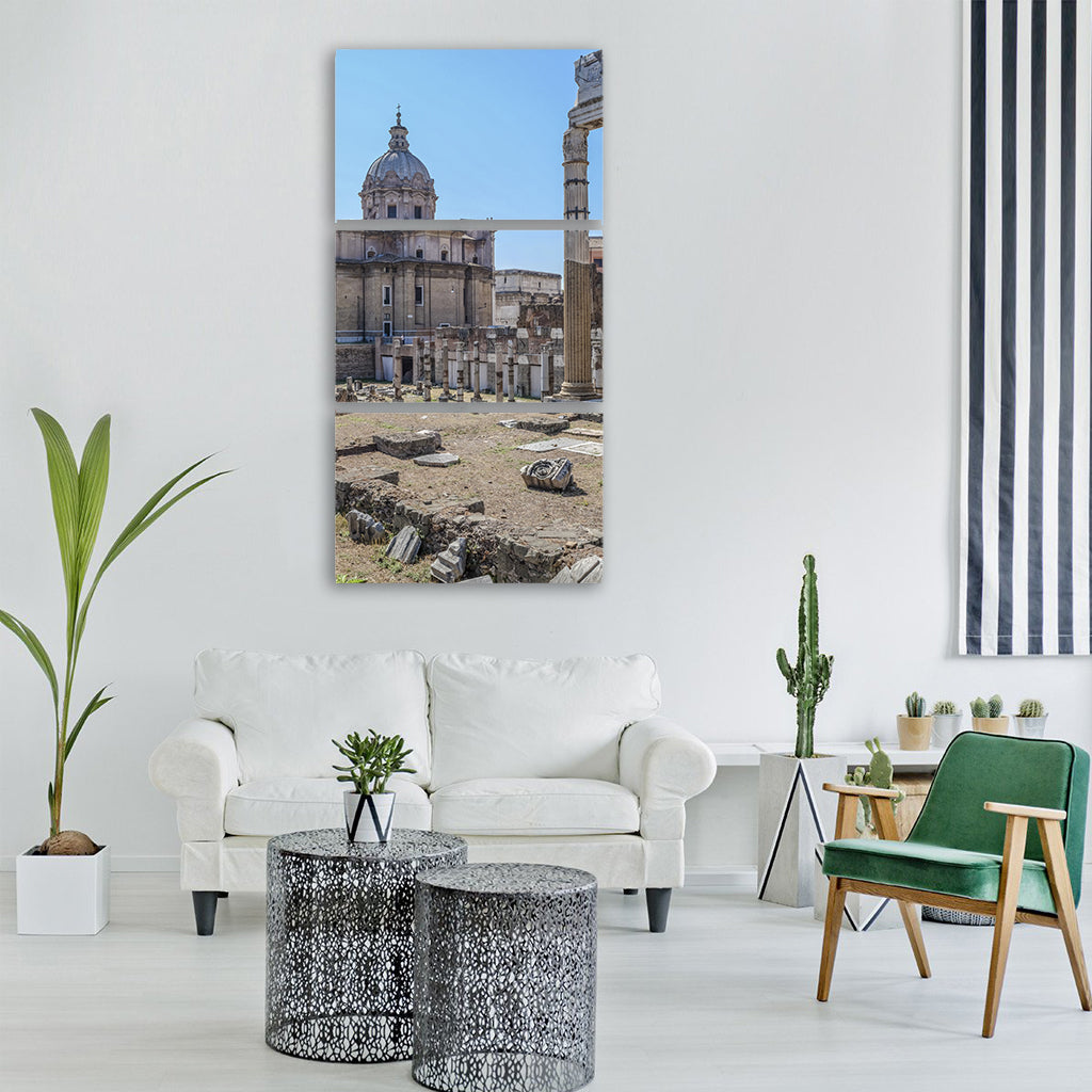 rome ancient rome tourism Vertical Canvas Wall Art
