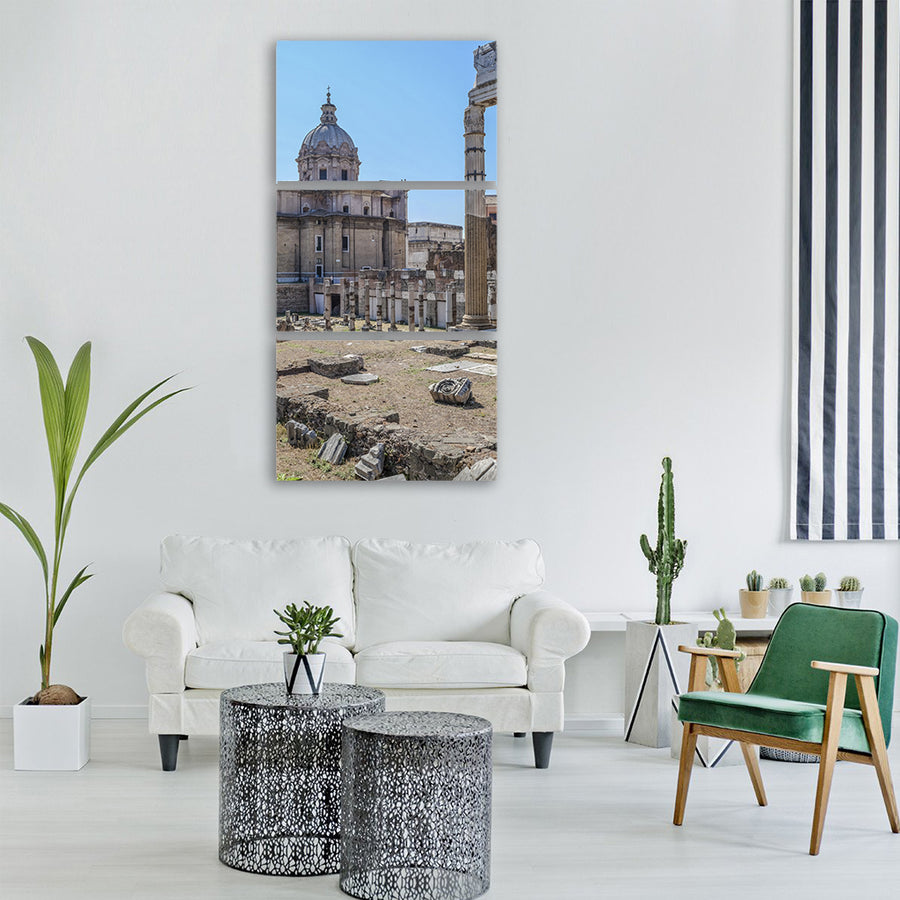 rome ancient rome tourism Vertical Canvas Wall Art