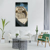 rowing boat boat water Vertical Canvas Wall Art