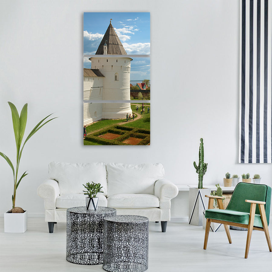 russia rostov architecture kremlin Vertical Canvas Wall Art