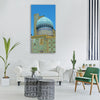 Samarkand registan square uzbekistan Vertical Canvas Wall Art