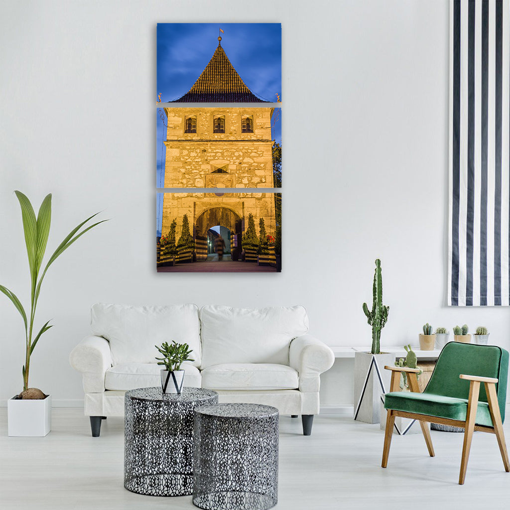 schloss laufen rhine falls europe Vertical Canvas Wall Art