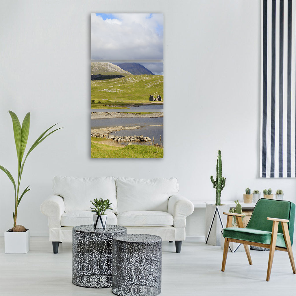 scotland highlands and islands hole Vertical Canvas Wall Art