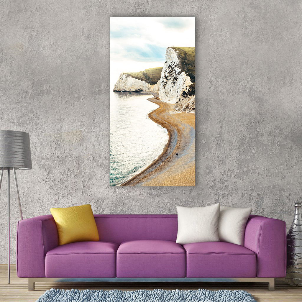 Sea ocean water waves nature Vertical Canvas Wall Art