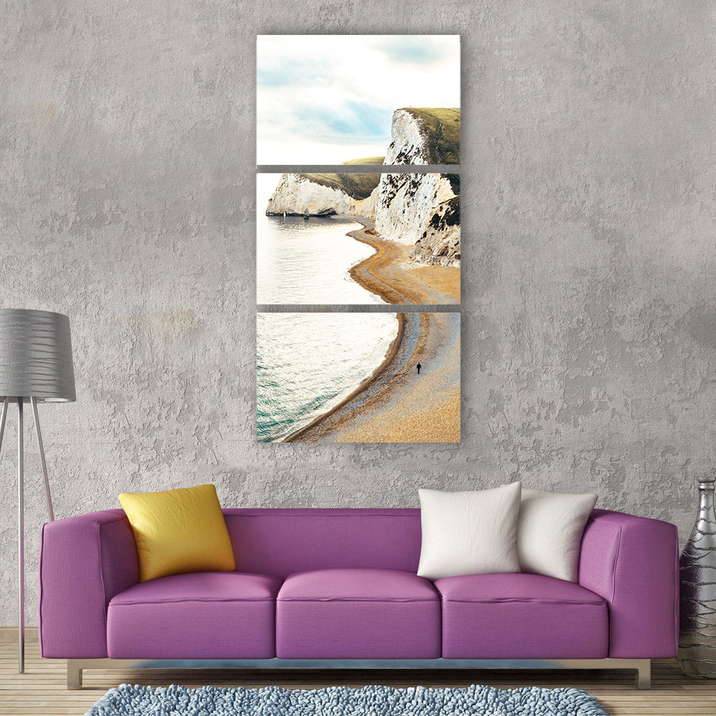 Sea ocean water waves nature Vertical Canvas Wall Art