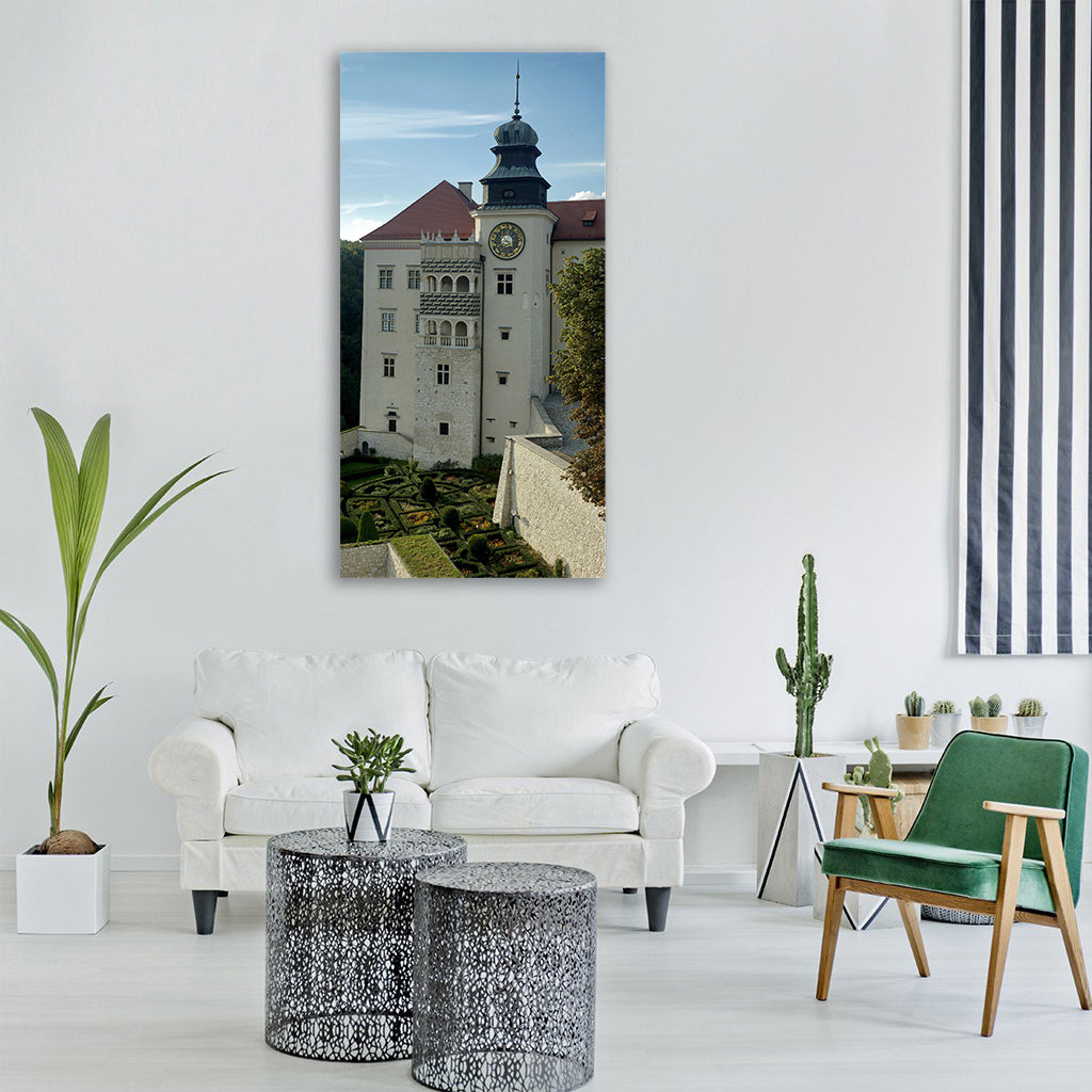 skała cracow poland rocks europe Vertical Canvas Wall Art