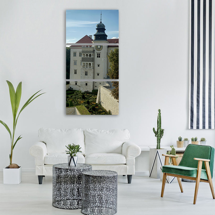 skała cracow poland rocks europe Vertical Canvas Wall Art