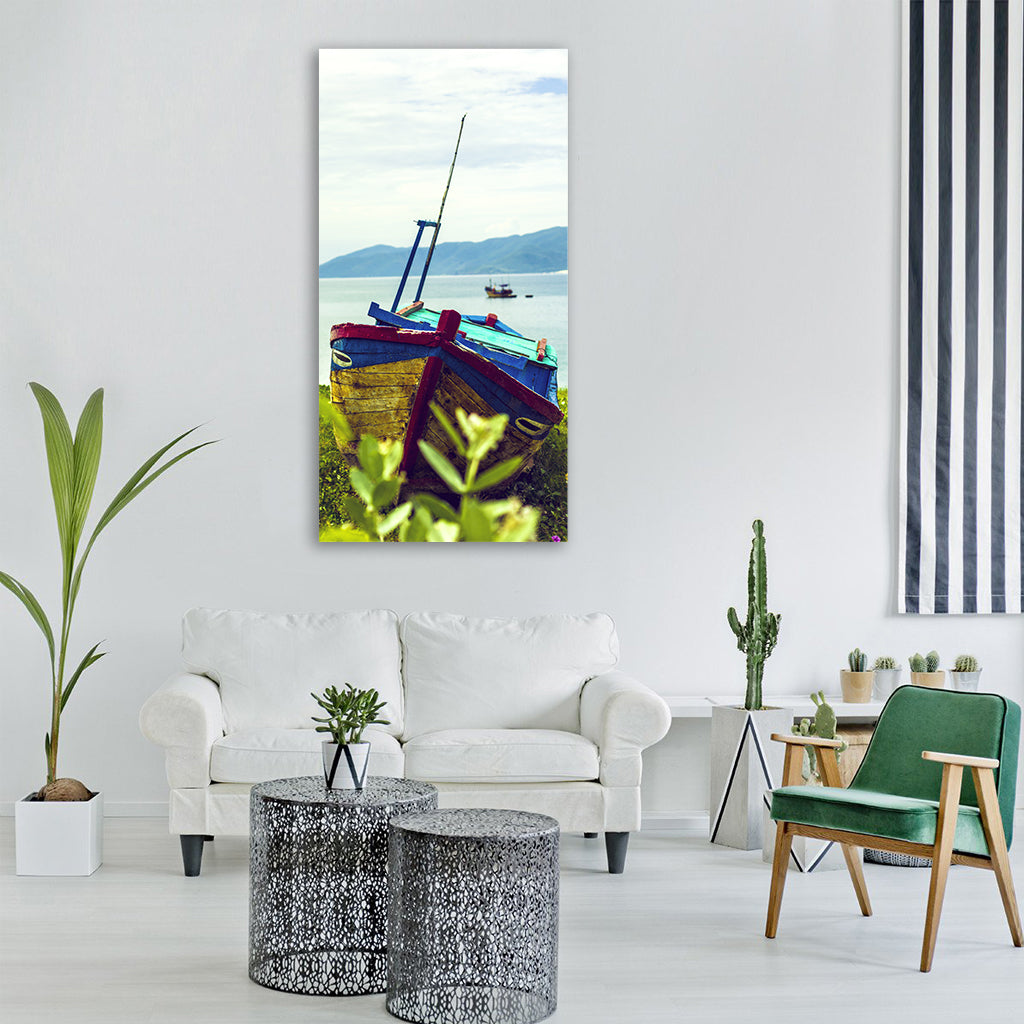 sky travel color light vietnam Vertical Canvas Wall Art