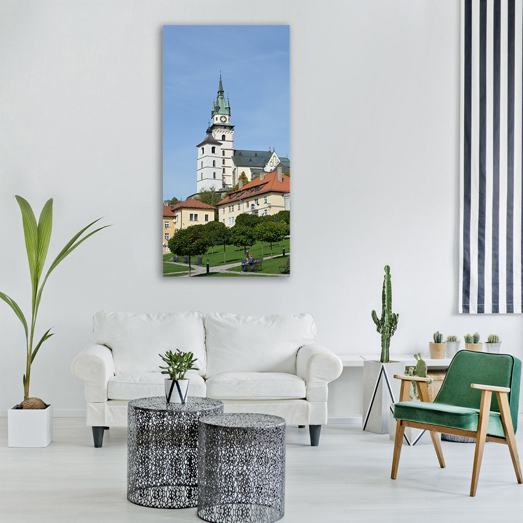 slovakia kremnica castle country Vertical Canvas Wall Art