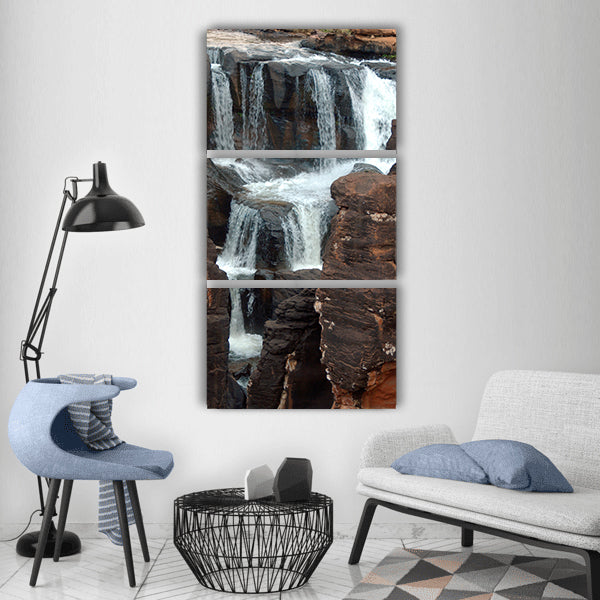 South africa blyde river cascade Vertical Canvas Wall Art