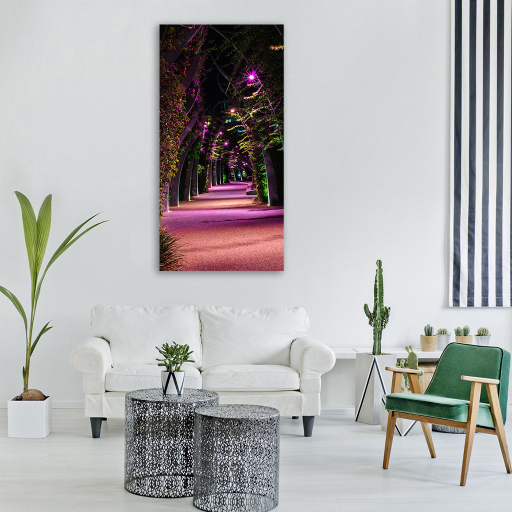 southbank parkland brisbane Vertical Canvas Wall Art