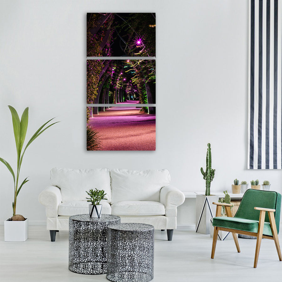 southbank parkland brisbane Vertical Canvas Wall Art