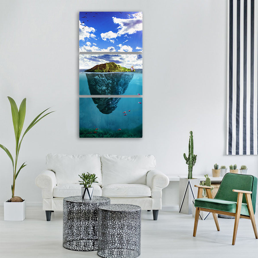 sunlight spring iphone wallpaper Vertical Canvas Wall Art