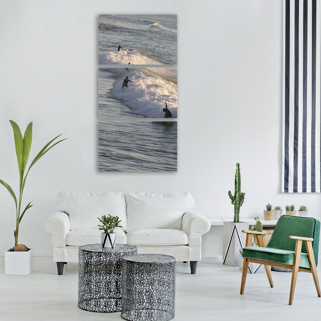 surf biarritz wave summer france Vertical Canvas Wall Art