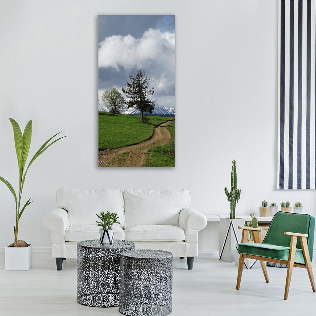 tatra bukovina poland landscape Vertical Canvas Wall Art